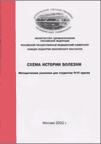 Схема истории болезни Методические указания для студентов 4-6 курсов